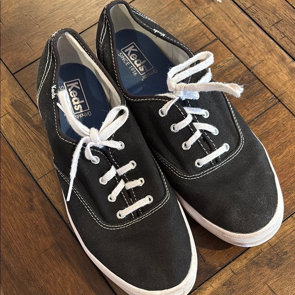 Keds Black Canvas Sneakers